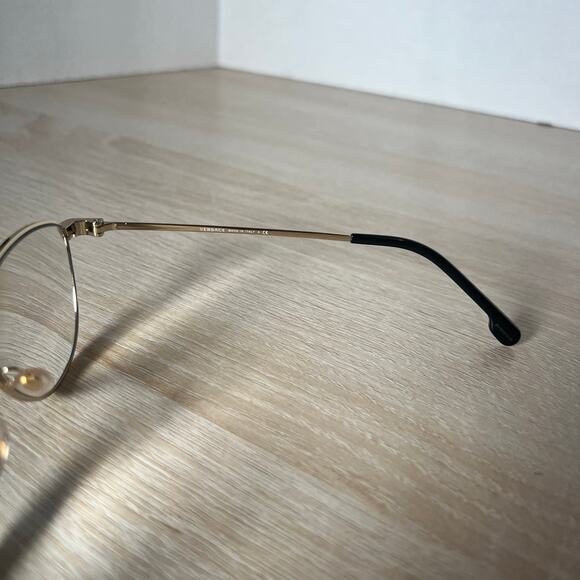 Versace Mod.1253 1252 Eyeglasses Silver Black Frames 52-16-140 Excellent Cond - Picture 6 of 8